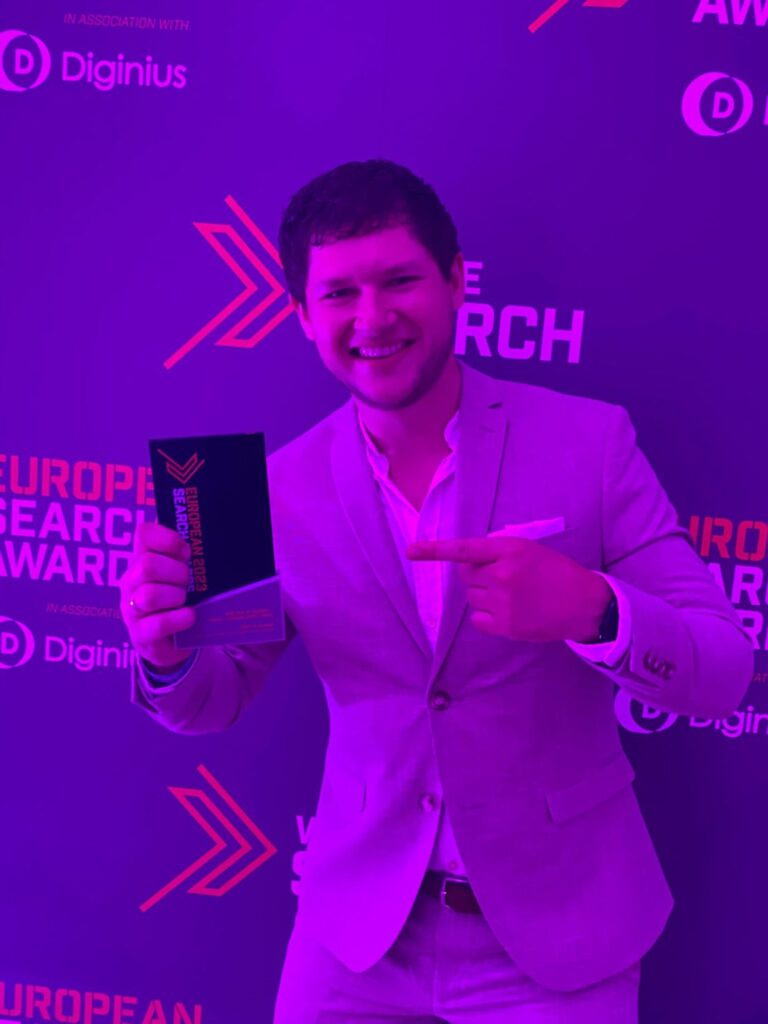 Robert Jan Bolder - European search award win
